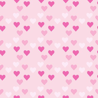 Retro seamless modeli ile renkli Kalpler