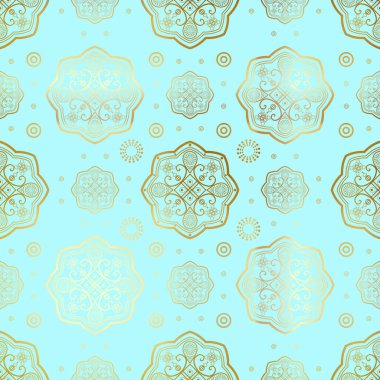 İslam Dikişsiz oryantal desen, soyut vektör sorunsuz süsleme.