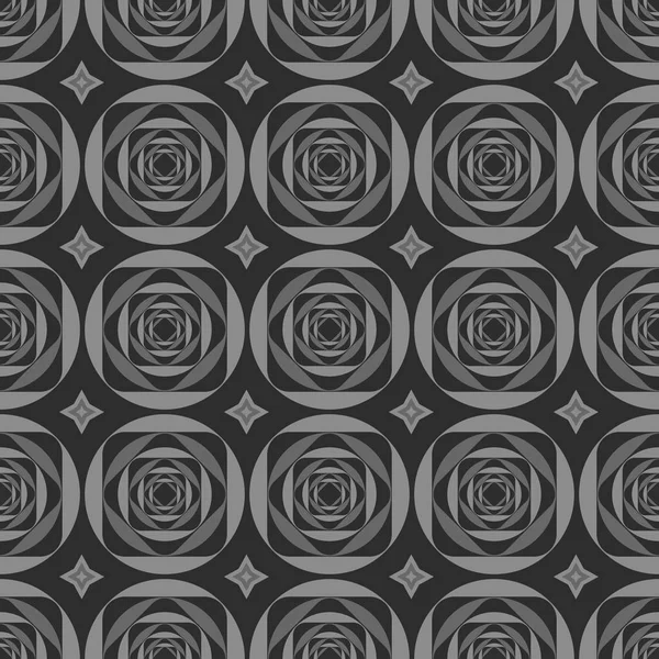 ベクトル パターン 幾何学的なシームレスな単純な白黒モダンなテクスチャ メッシュします — ストックベクタ
