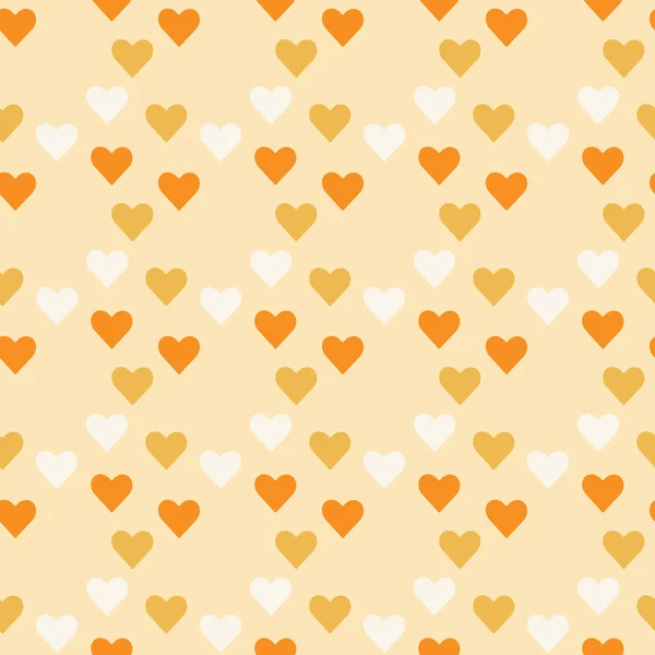 Retro Seamless Pattern Colorful Hearts — Stock Vector