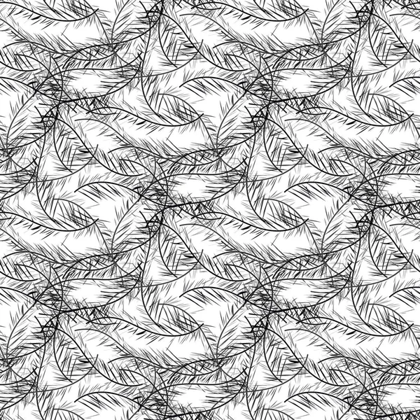 Sorunsuz arka plan deseni soyut tüyleri ile. Vektör illuctration. eps10