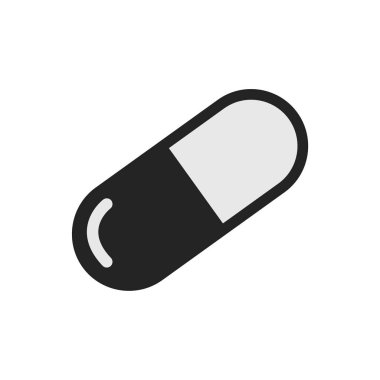 tıbbi ilaç - ilaç simgesi, kapsül ve uyuşturucu - sağlık simge eps10 vektör