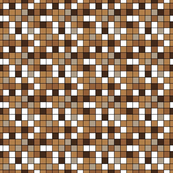 Brown Beige Ceramic Floor Wall Tiles Abstract Vector Background Geometric — Stock Vector