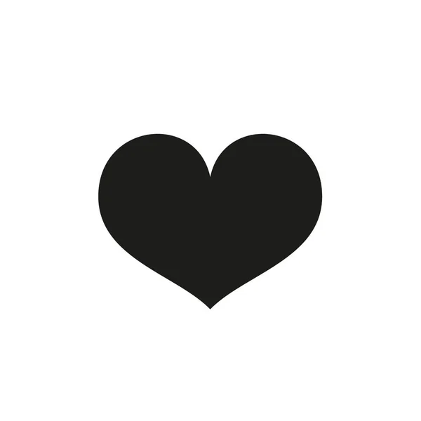 Wektor Ikona Serca Doskonały Symbol Miłości Valentine Dnia Znak Symbol — Wektor stockowy