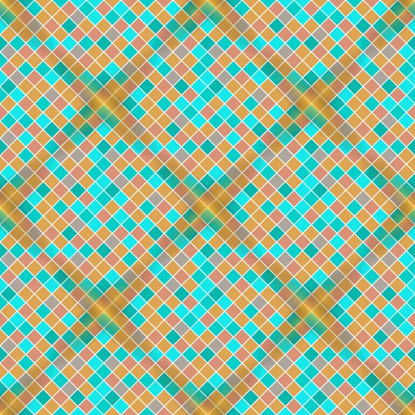 Бирюзовый Синий Абстрактный Пиксельный Фон Цифровой Фон Сеткой Квадратов Геометрический — стоковый вектор