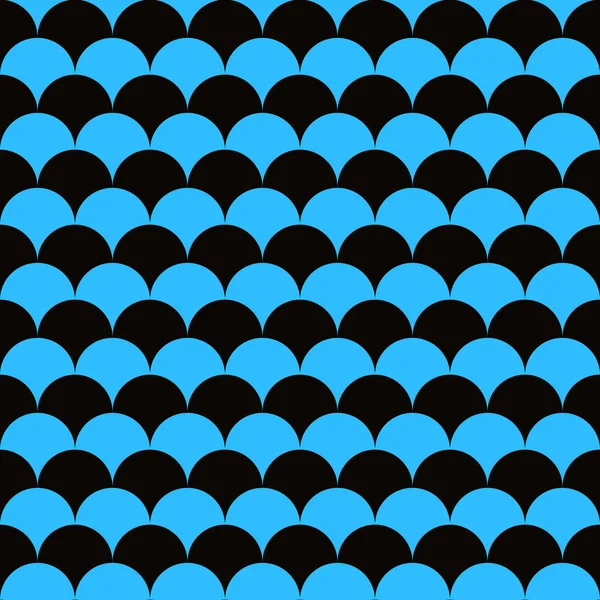 Abstrakter Geometrischer Hintergrund Zum Meeresthema Nahtlose Wellen Blaues Muster Oder — Stockvektor