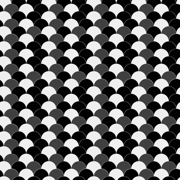 Seamless Azure Black Gray Vintage Waves Art Pattern Eps10 — Stock Vector