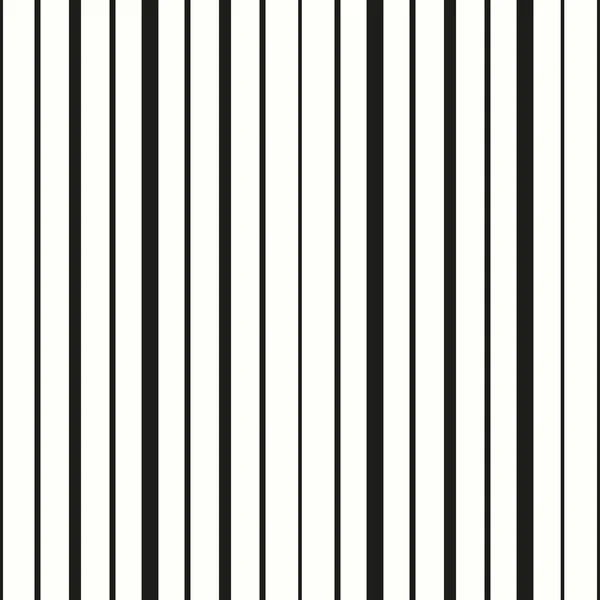 Stripe Vzor Bezešvé Černou Bílou Barvy Svislé Rovnoběžné Pruhy Vektorový — Stockový vektor
