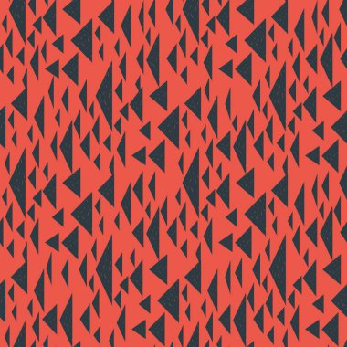 Boho Aztek süsleme desen. Farklı üçgenler ile sorunsuz vektör. vektör