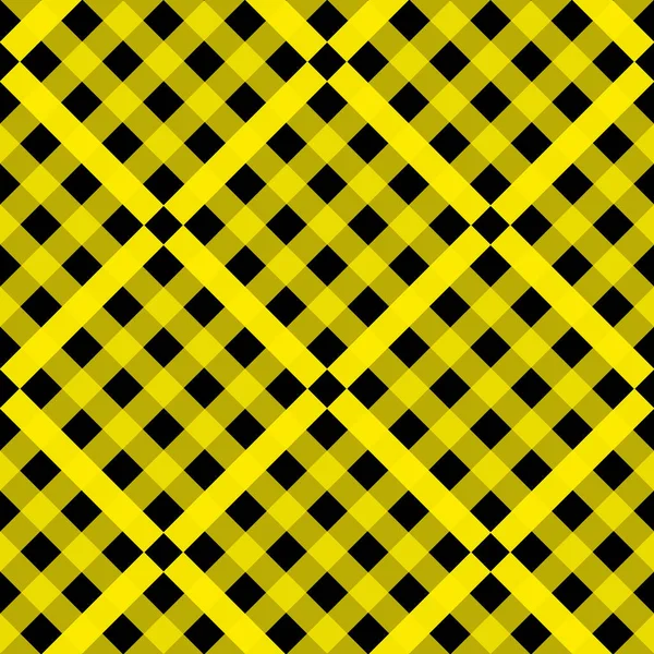 Modèle de tartan. Cage écossaise. Fond à carreaux jaune écossais. Carreaux écossais de couleurs jaunes. Texture de tissu sans couture. Illustration vectorielle — Image vectorielle