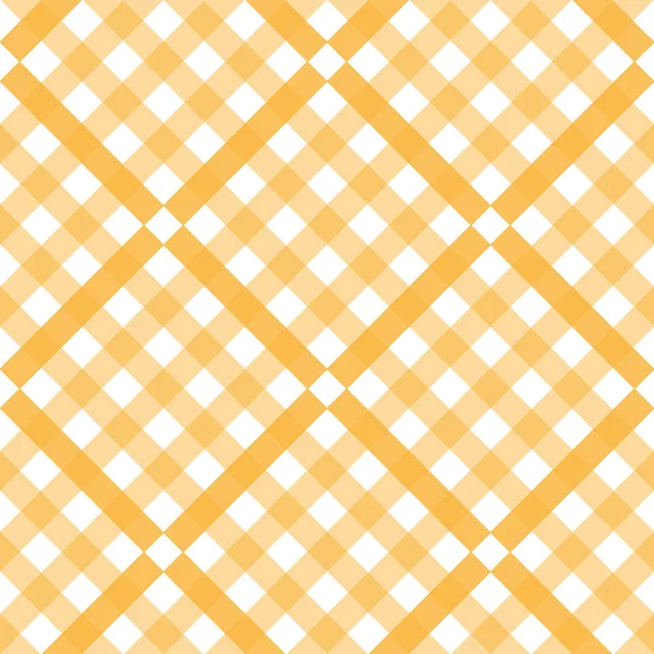 Tartan patroon. Schotse kooi. Schotse gele geruite achtergrond. Schotse plaid in gele kleuren. Naadloze textiel patroon. Vectorillustratie - Vector — Stockvector