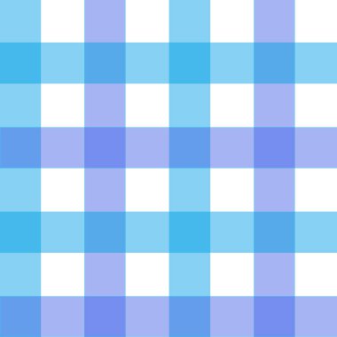 Mavi şemsiye desen. Doku rhombus kareler için - ekose, Masa örtüsü, elbise, gömlek, elbise, kağıt, yatak, battaniye, yorgan ve diğer tekstil ürünleri vektör çizim üzerinden