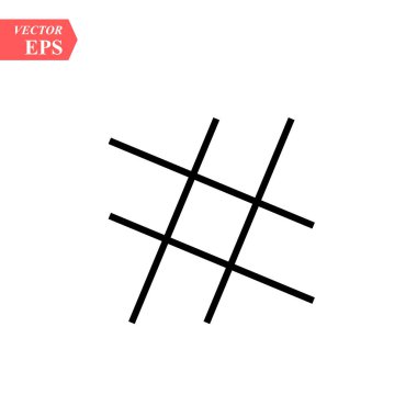 Tic tac toe Xo oyunu, eps 10