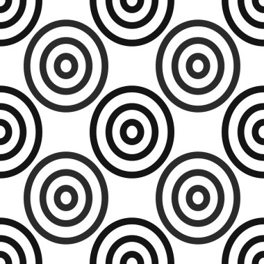 Dikişsiz Afrika Adinkra desen - siyah ve beyaz dijital sanat ritüel sembolleri ve ekran yazdırma Milletler ve kabileler Akans Gana ve Fildişi Sahili. EPS 10