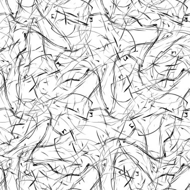 Chaotic Lines seamless, Random Chaotic Lines, Scattered Lines, Random Chaotic Lines Asymmetrical pattern Texture Vector Art Illustration clipart
