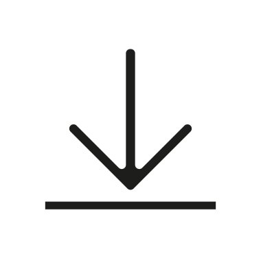 Download vektör simge, sembol yükleyin. Web siteniz veya mobil uygulaması eps10 için modern, basit düz vektör çizim