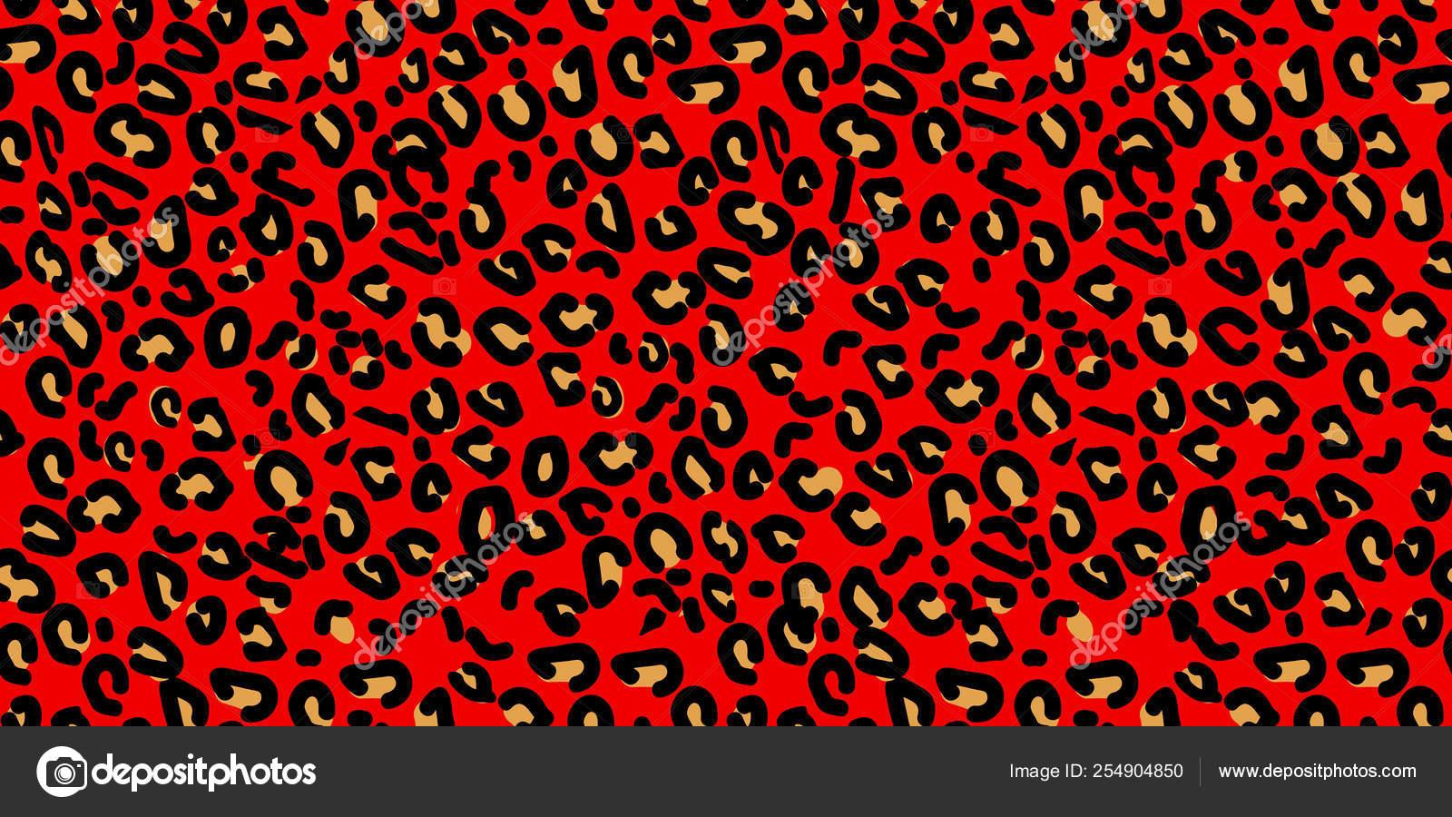 animal print red