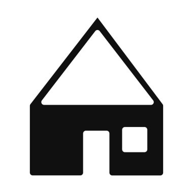House simge. arka plan, web site tasarım ev simgesini logosu, app, eps10 sayfa simgesi üzerinde izole trendy düz tarzı ev simgesini