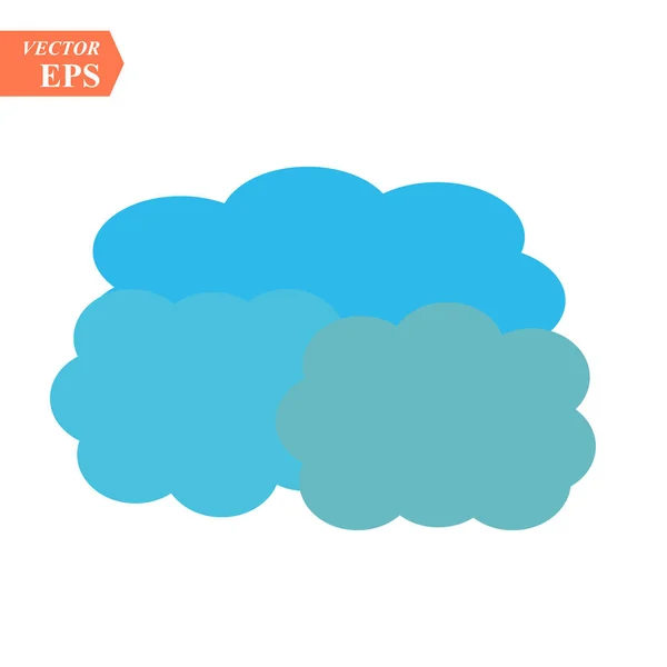Vector cloud icon. cloud for web site, poster, placard and wallpaper. Creative modern concept. — Stock Vector