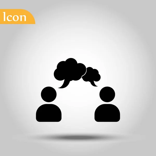 speaking of people, the chat icon stock vector illustration eps10