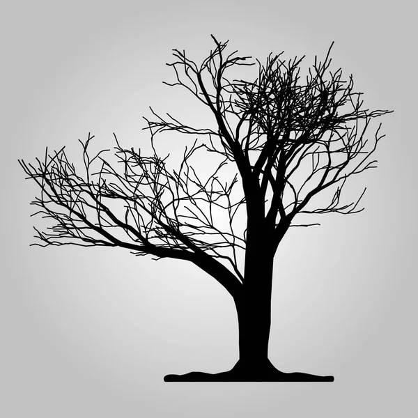 Ikona stromu. Symbol lesa. Prázdné webové znaménko na bílém pozadí. Vector eps10 — Stockový vektor