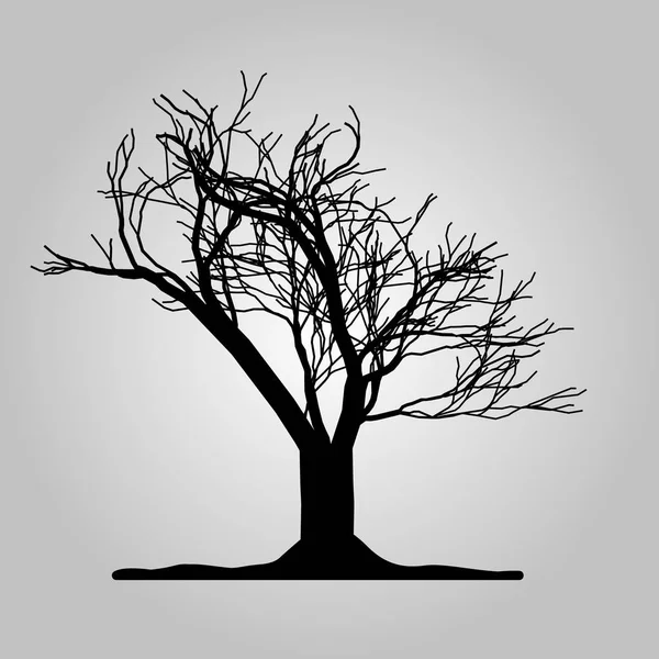 Icône arbre. Symbole forestier. Panneau plat sur fond blanc. Vecteur eps10 — Image vectorielle