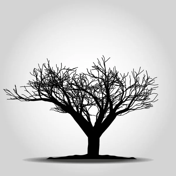 Ikona stromu. Symbol lesa. Prázdné webové znaménko na bílém pozadí. Vector eps10 — Stockový vektor