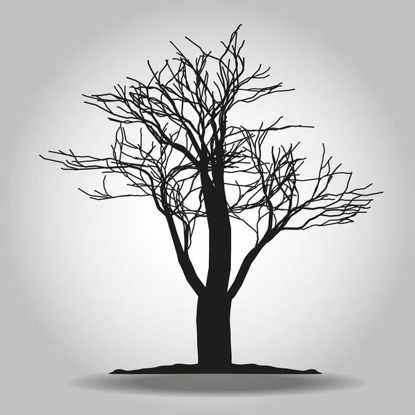 Icône arbre. Symbole forestier. Panneau plat sur fond blanc. Vecteur eps 10 — Image vectorielle