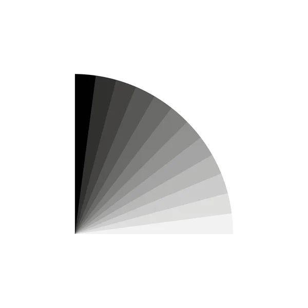 Gradiente astratto delle strisce. sfondo degradante gradiente bianco e nero — Vettoriale Stock