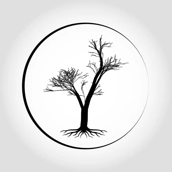 Icono del árbol. Símbolo forestal. Signo de web plana sobre fondo blanco. Vector eps 10 — Vector de stock