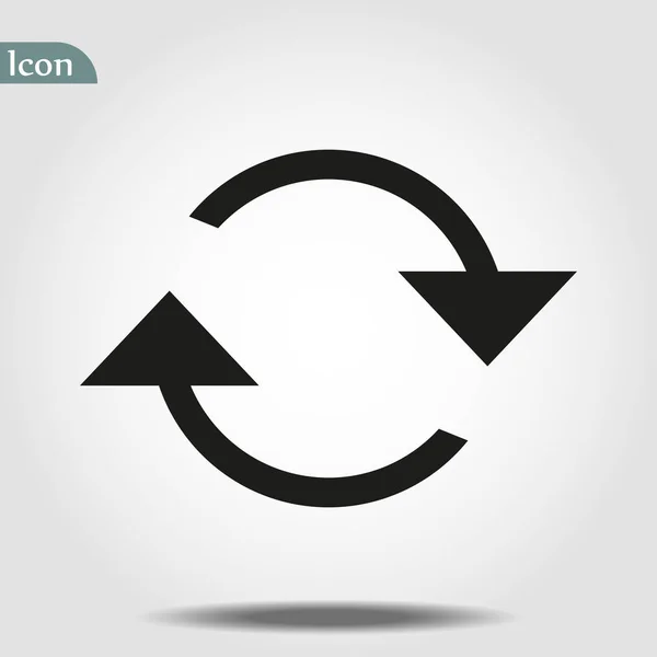 Změnit ikonu glyfu. Jednoduchý nápis-ilustrace. změnit návrh symbolu. Lze použít pro web. — Stockový vektor