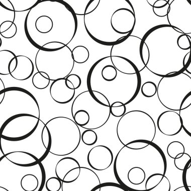 Daire dikişsiz desen. Dikişsiz daire vektör illüstrasyon arka plan. Modern şık doku. Yinelenen Eşmerkezli daireler arka plan eps10