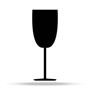 Kokteyl cam vektör simgesi. Alkol içecek mobil konsept ve web tasarımı için düz işareti dolu. Martini cam glyph simgesi. Sembol, logo illüstrasyonu. Piksel mükemmel vektör grafikleri