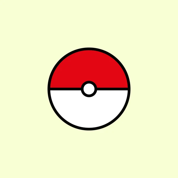 Ilustração editorial: renderização 3d de pokeball isolado em um