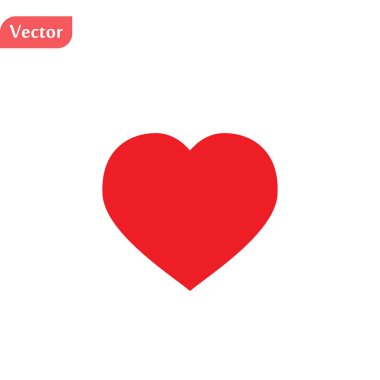 kalp simgesi. Logo öğesi illüstrasyon. kalp tasarımı. renkli koleksiyon. kalp kavramı. Web ve mobil cihazlarda kullanılabilir