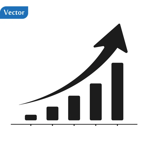 Conceito gráfico de cor do cólon com seta de crescimento. imagem gráfica vetorial isolada —  Vetores de Stock