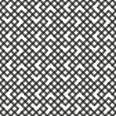 Vektör dikişsiz desen. Diyagonal dikişler ile şık doku. Kalın noktalı çizgiden modern arka plan. Illüstratör için swatch olarak kullanılabilir. eps10