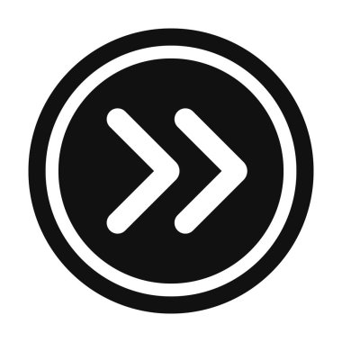 Beyaz Ok Simgesi daireler çiziyor. Web sitesi, Ui. Matematik sembolleri sembol simgesi. Vektör İllüstrasyonu.