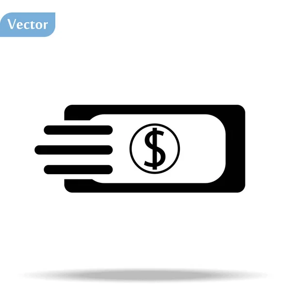 Icono de dinero vectorial. dinero rápido vector de logotipo eps10 — Vector de stock