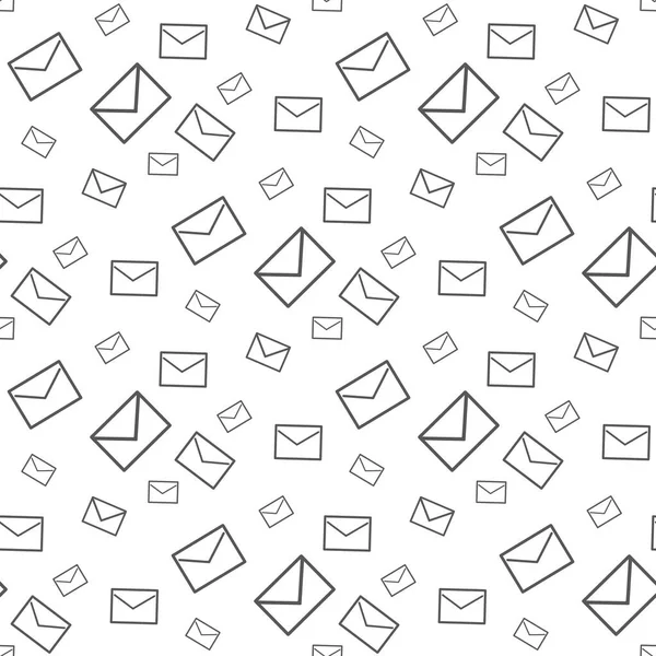 Mail kuvert sömlös mönster bakgrund. Affärsidé vektor illustration. E-postsymbol mönster. Stockillustration
