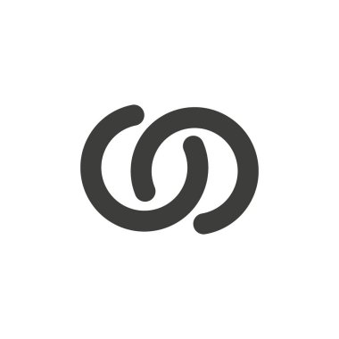 Oklu soyut iş logo tasarım şablonu