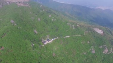 Wonhyoam Tapınağı Cheonseong dağ, Yangsan, Güney Kore, Asya / Cheonseong dağ, Yangsan, Güney Kore, Asya Mayıs-10-2018 zaman tapınakta Wonhyoam