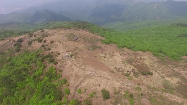 Landschap Van Cheonseong Mountain Yangsan Zuid Korea Azië Landschap Van — Stockvideo