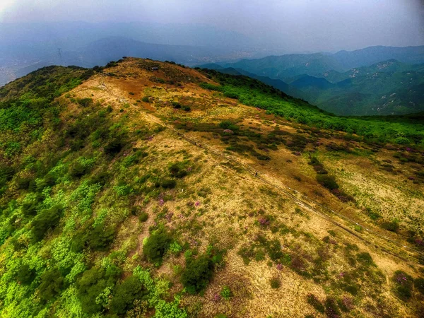 Paysage Montagne Cheonseong Yangsan Corée Sud Asie Quand Mai 2018 — Photo