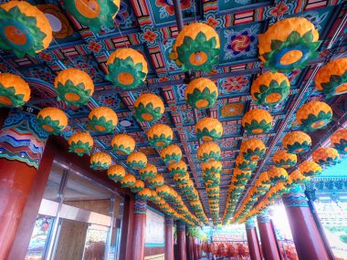 Lotus Lantern Festivali Samgwangsa Tapınağı, Busan, Güney Kore, Asya zaman Mayıs-15-2018