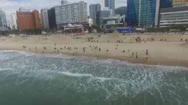 Haeundae Beach zaman kum Festivali