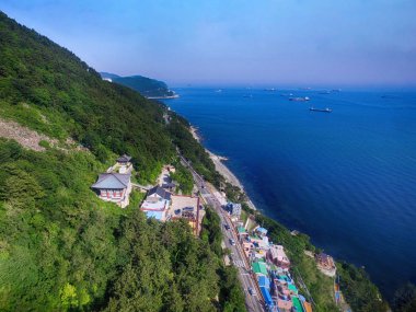 Baekyeonsa Tapınağı, Yeongdo, Busan, Güney Kore Asya zaman Mayıs-26-2018