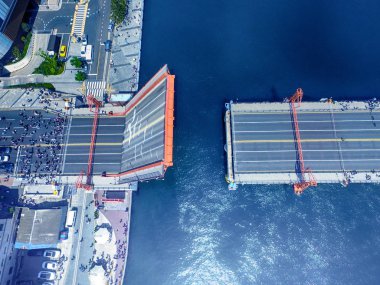 Yeongdodaegyo Köprüsü, Busan, Güney Kore Asya zaman Mayıs-26-2018