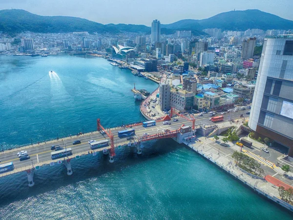 Yeongdodaegyo Bridge Busan Südkorea Asien May 2018 — Stockfoto