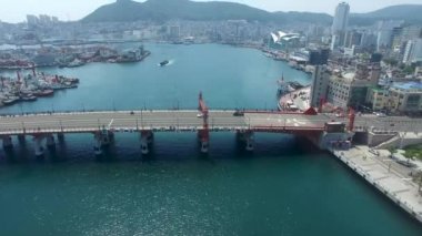 Yeongdodaegyo Köprüsü, Busan, Güney Kore, Asya